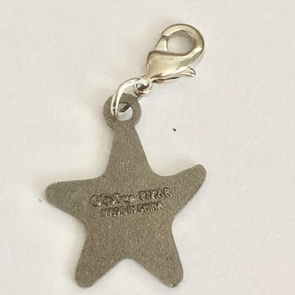 Vintage Disney Peach Starfish Finding Nemo Clip On Charm Zipper Pull Bag Signed - Picture 3 of 8